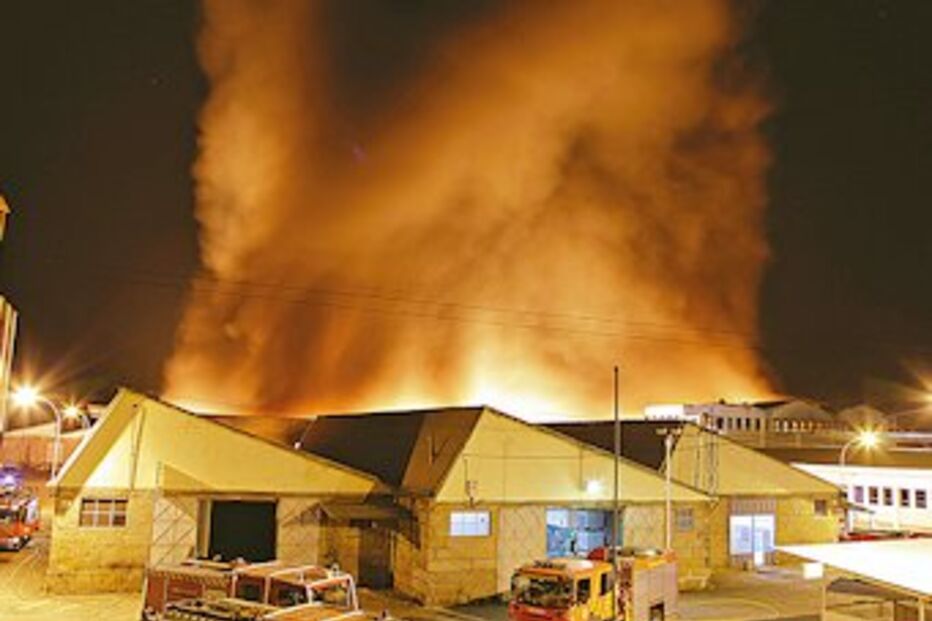 Mirandela, Cachão, explosão, fogo