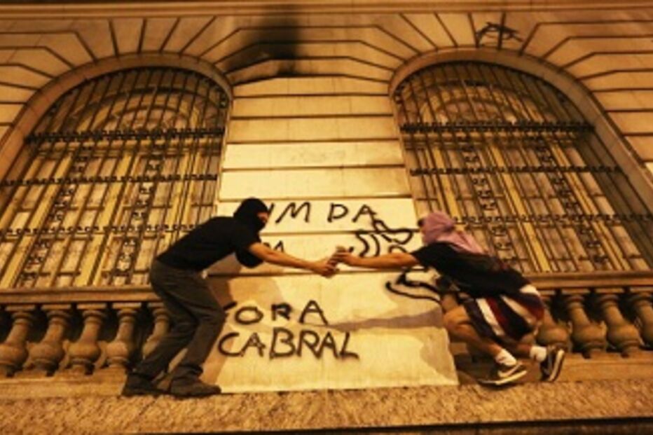 Brasil, atores, TV Globo, protesto, Rio de Janeiro, cidade