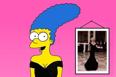 E se Marge Simpson fosse um ícone no mundo da moda?