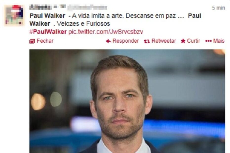 óbito, morte, Paul Walker, reações, fãs, famosos