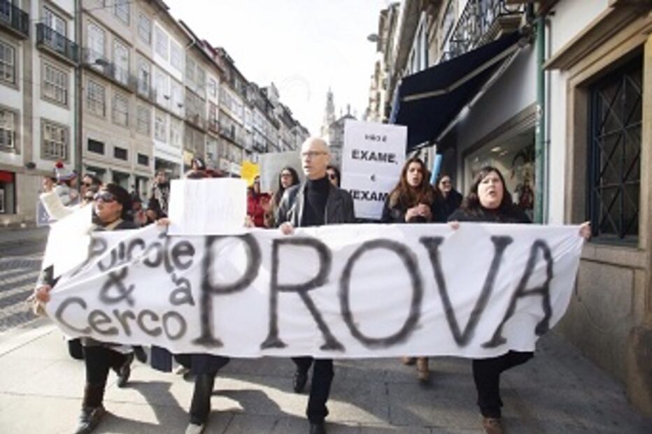professores, ugt, greve, prova de conhecimentos, educação, ministro, nuno crato
