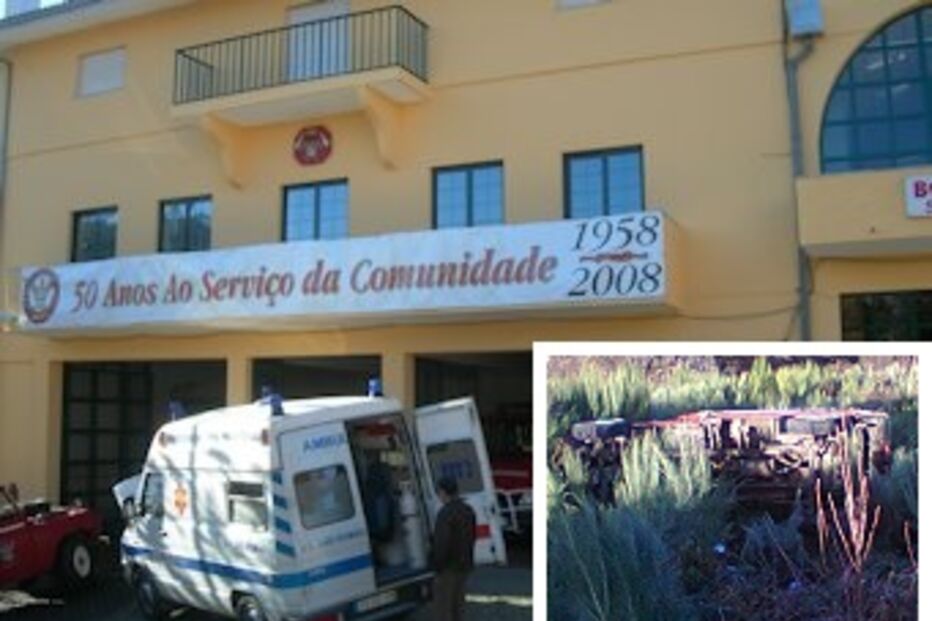 despiste, seia, gelo, estrada, acidente