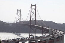 Mau tempo, Lisboa, Ponte 25 de Abril