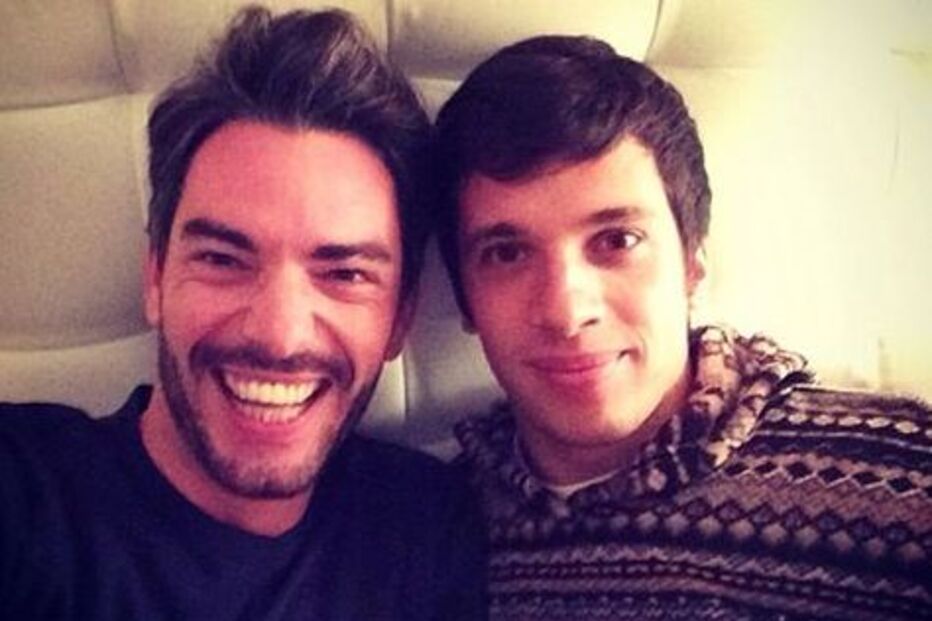 Cláudio Ramos reencontra o irmão