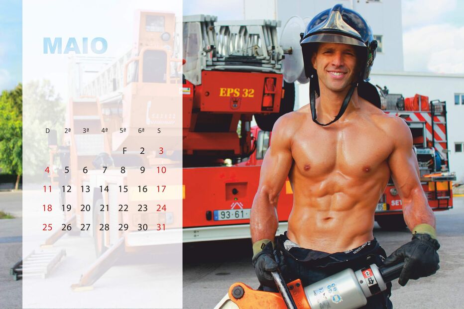 bombeiros de setúbal, calendário 2014
