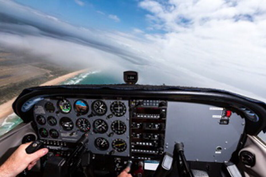 avião, piloto, desmaiar, voo, Troy Jenkins, Cessna