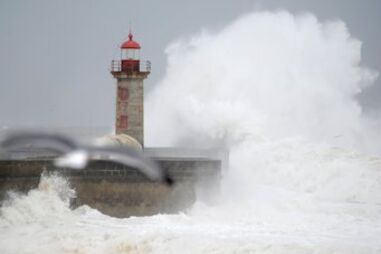 stephanie, voos, cancelados, vento, agitação, marítima