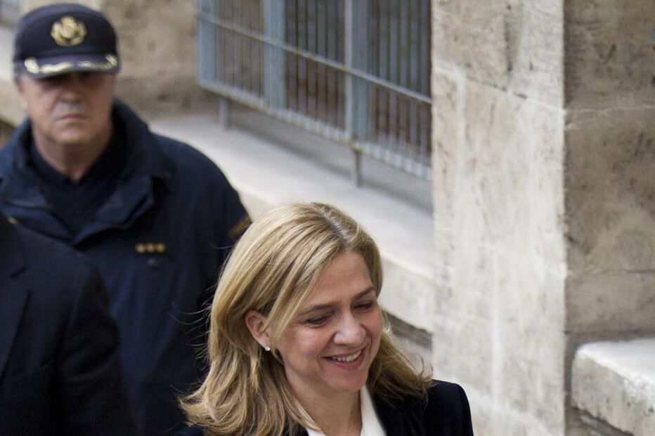 Espanha, Infanta Cristina, tribunal de Maiorca, Filha do rei espanhol, arguida, delitos