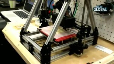 Sai uma pizza impressa! Já agora, em 3D