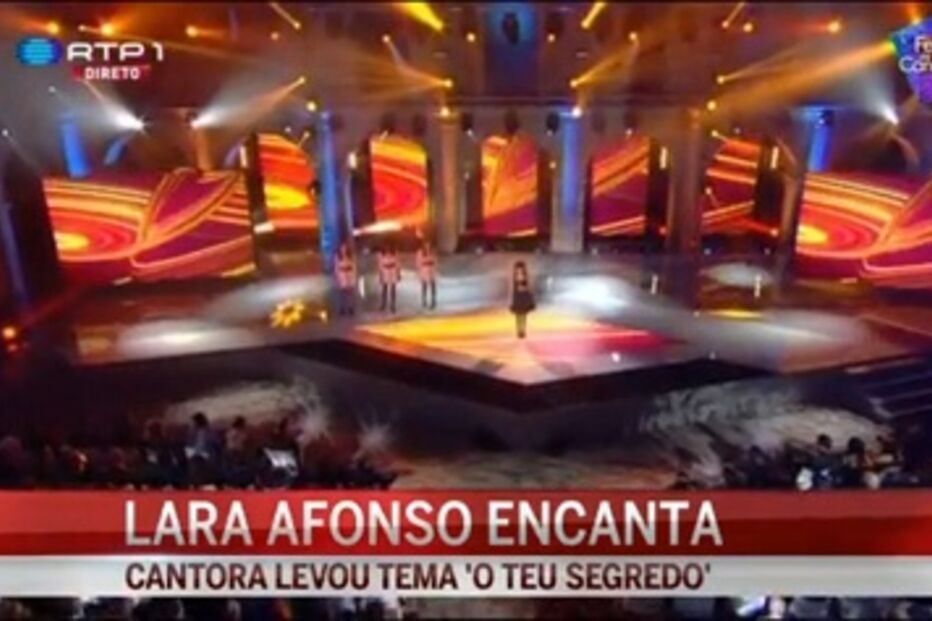 lara, afonso, festival, canção, apresentadora