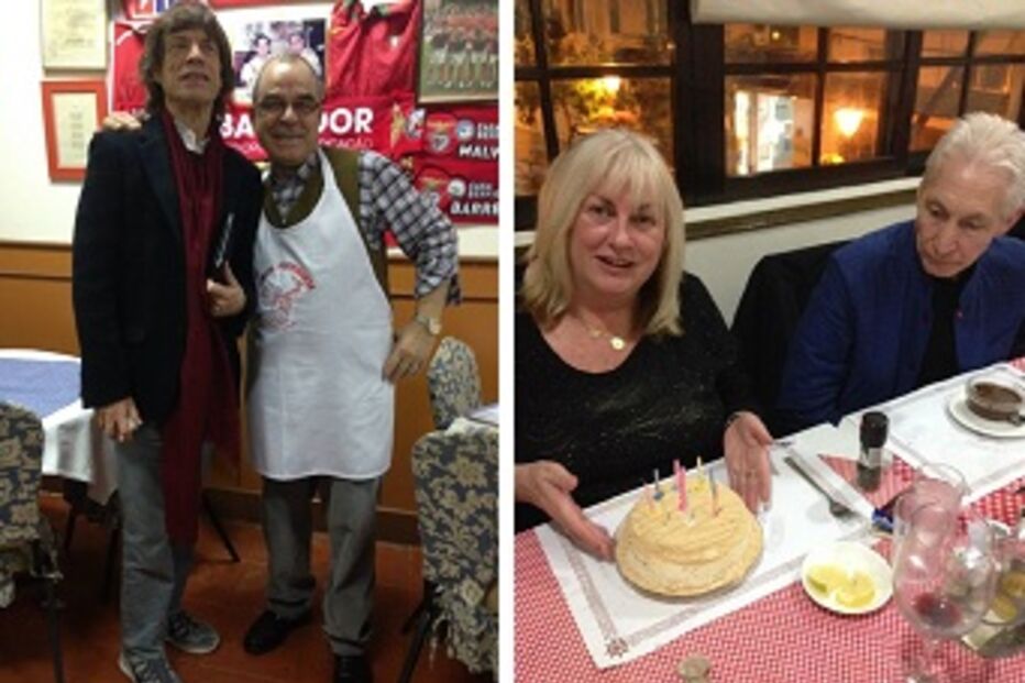 Rolling Stones, Mick Jagger, Charlie Watts, Macau, restaurante português, o santos, Santos Manuel, Taipa, cotai, bacalhau