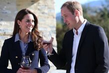 William e Kate em hotel de sonho