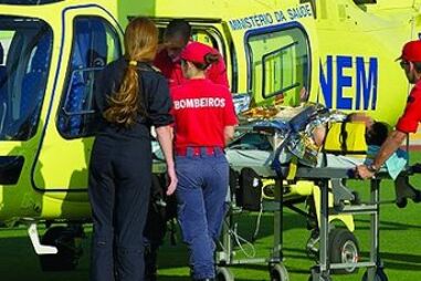 colisão, motard, estado grave, acidente, Idanha-a-Nova, helicóptero, ferido, INEM