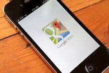 Aplicação, Google Maps, mapa, Google, offline, navegação, Google Maps 3.0, iOS, Android