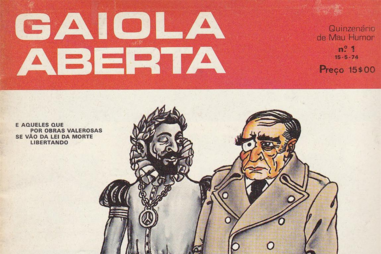 Gaiola Aberta, José Vilhena, O Fala Barato, Censura, PIDE, 25 de Abril, Humor, Sátira, Mário Soares, Álvaro Cunhal, Rui Zink