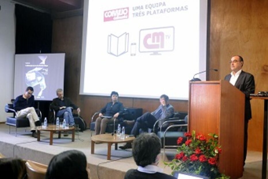 conferência, A Informação na Era da Televisão Ubíqua, diretor, Correio da Manhã, CM, CMTV, Universidade da Beira Interior, Octávio Ribeiro, Covilhã