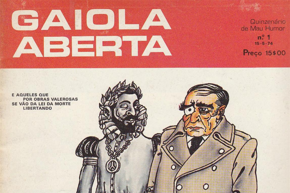 Gaiola Aberta, José Vilhena, O Fala Barato, Censura, PIDE, 25 de Abril, Humor, Sátira, Mário Soares, Álvaro Cunhal, Rui Zink