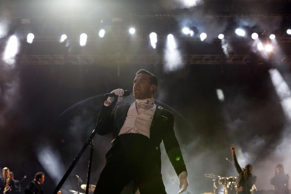 Música, Rock in Rio-Lisboa, concerto Robbie Williams, 'Swing Both Ways'