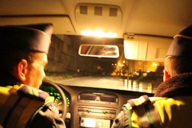 choca, com, gnr, perseguição