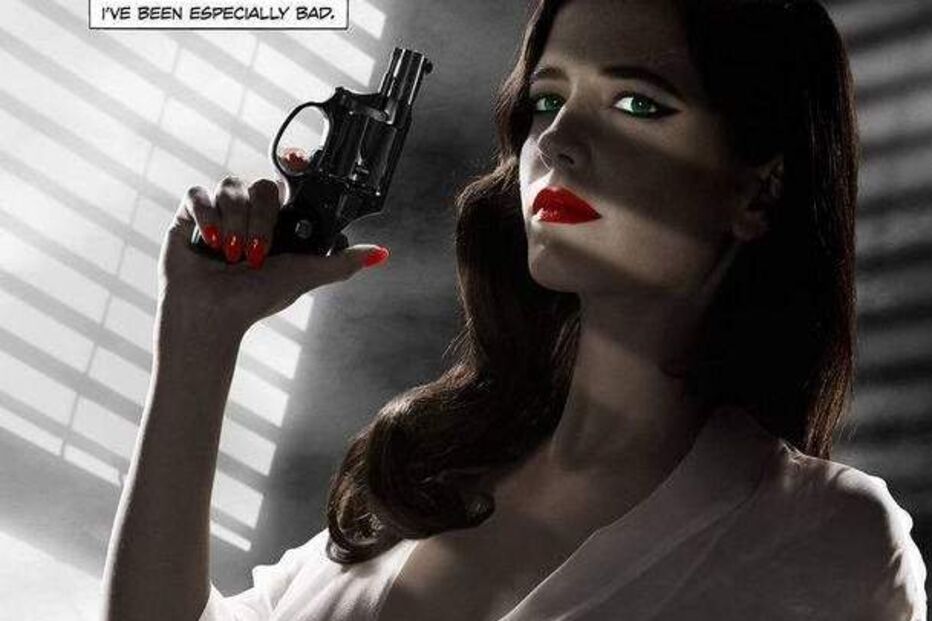 eva green, sin city, cinema, poster, sexy, censura
