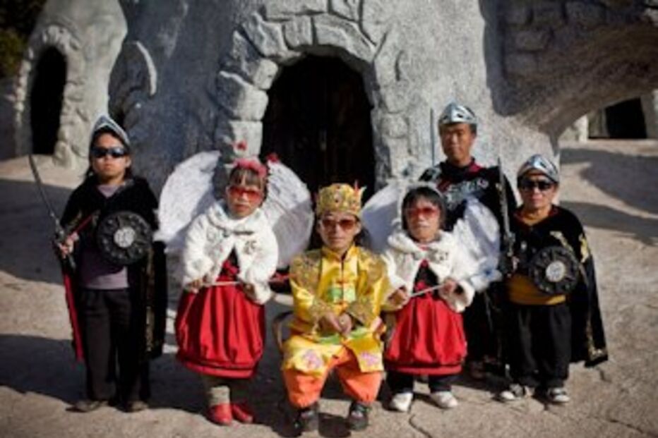 anões, parque, temático, china