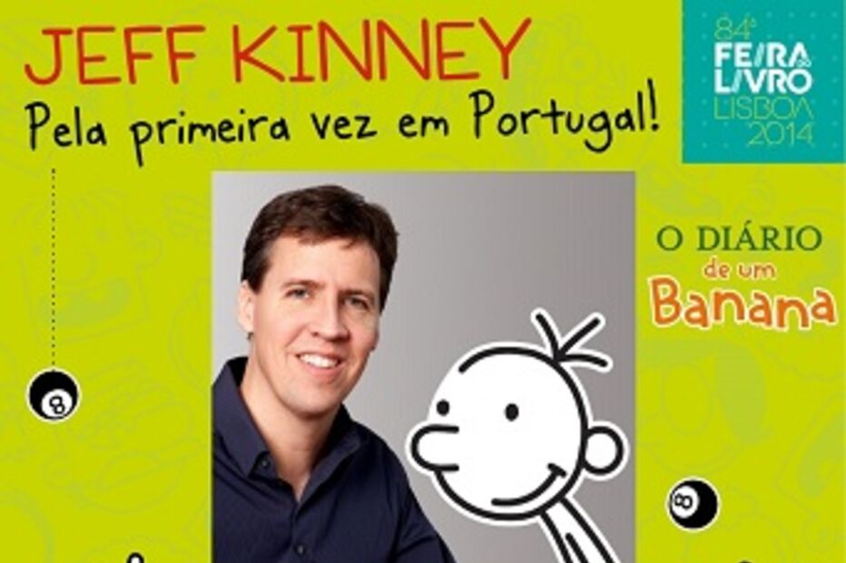 Literatura infantojuvenil, crianças, entrevista, autor, O Diário de um Banana, Jeff Kinney, Portugal, junho, CM, Correio da Manhã, concorrer, Time, Lisboa