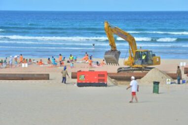 praias, obras, costa da caparica, areia