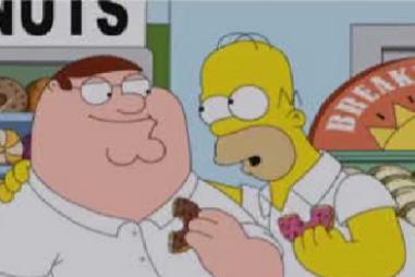 ‘Family Guy’ e ‘Simpsons’ juntos em episódio