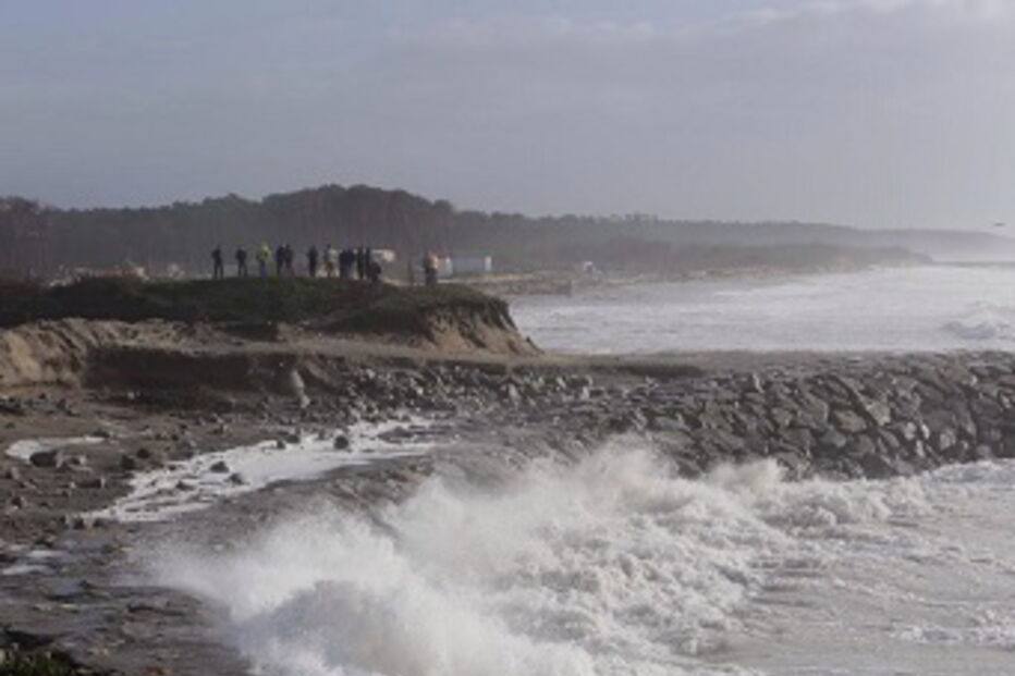 A praia de Cortegaça