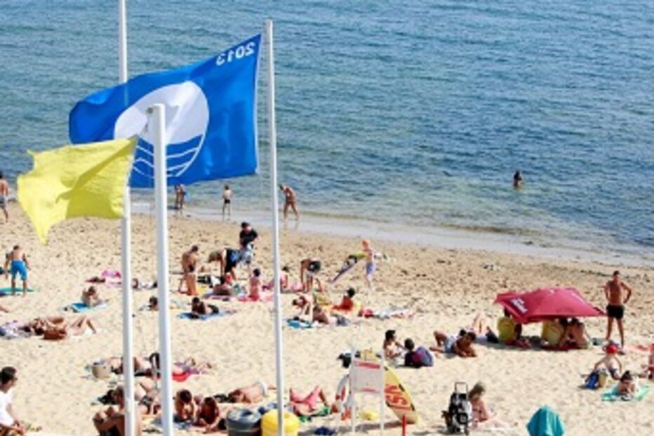 nadadores-salvadores, praia, bandeira azul