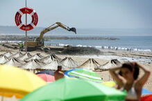 mar, areia, praia, Costa da Caparica, Almada, mancha negra, ondas, lodo, saúde, risco