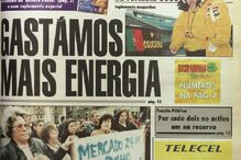 capa, correio da manhã, aniversário