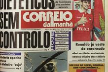 capa, correio da manhã, aniversário