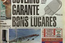 capa, correio da manhã, aniversário