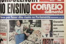 capa, correio da manhã, aniversário