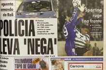 capa, correio da manhã, aniversário