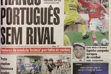 capa, correio da manhã, aniversário