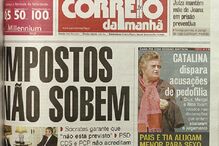 capa, correio da manhã, aniversário