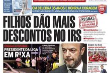 capa, correio da manhã, aniversário