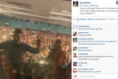 Vídeo de Paris Hilton no Seven Vilamoura