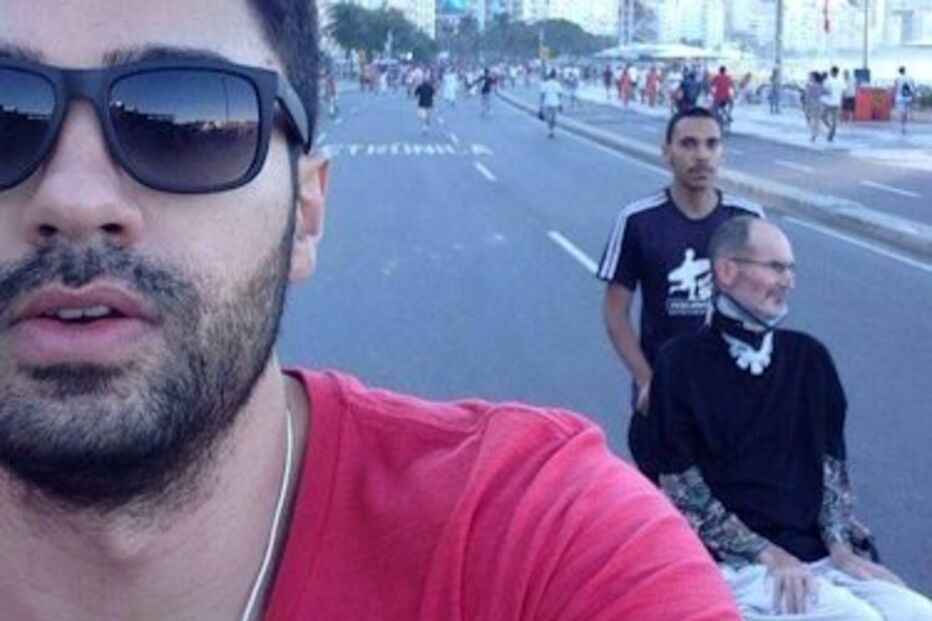 Steve Jobs, Rio de Janeiro, Brasil, fotografia, cadeira de rodas