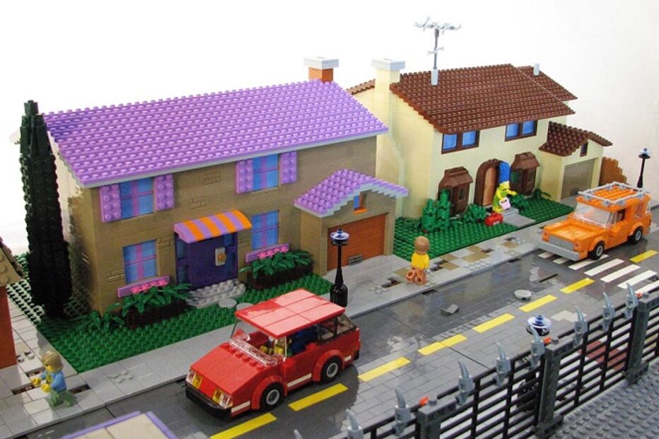 Lego, Simpsons, Matt de Lanoy, série animada, brinquedos, peças
