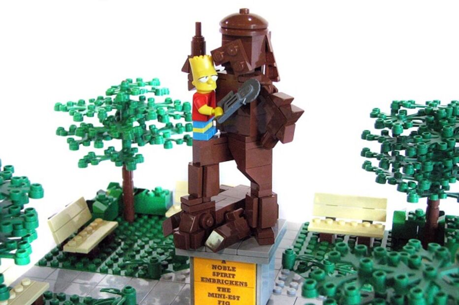 Lego, Simpsons, Matt de Lanoy, série animada, brinquedos, peças