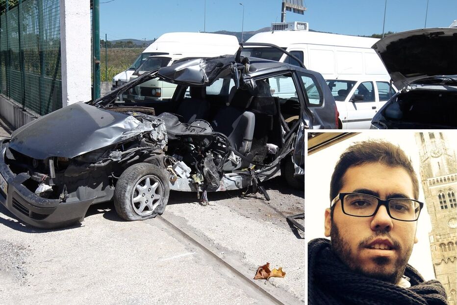 carro, acidente, Samuel Freire, despiste, aniversário