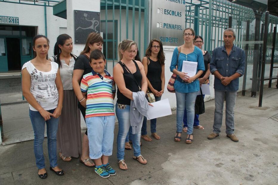 pais, protesto, turmas mistas, Penafiel, Cabeça Santa, escola