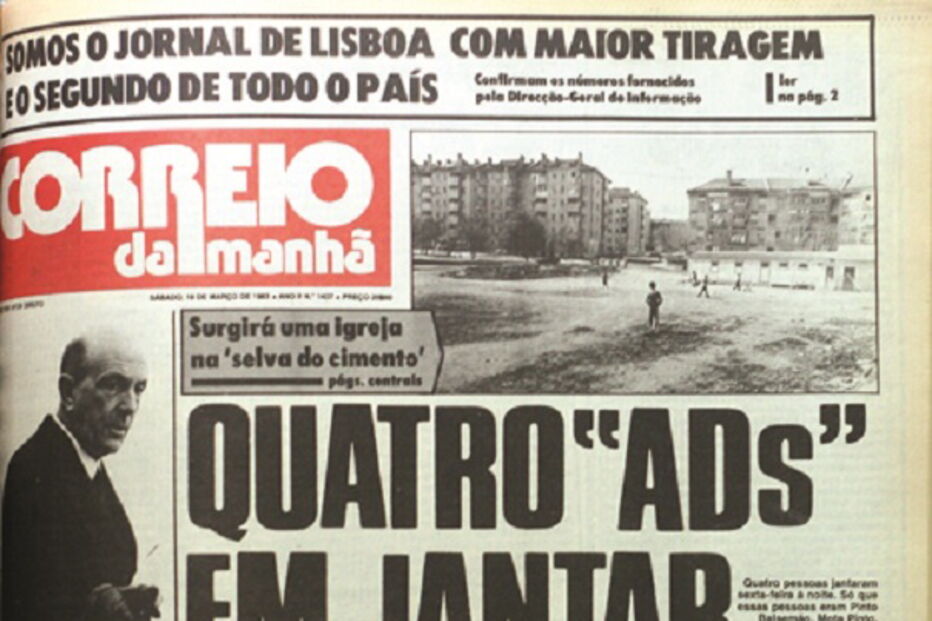 capa, correio da manhã, aniversário
