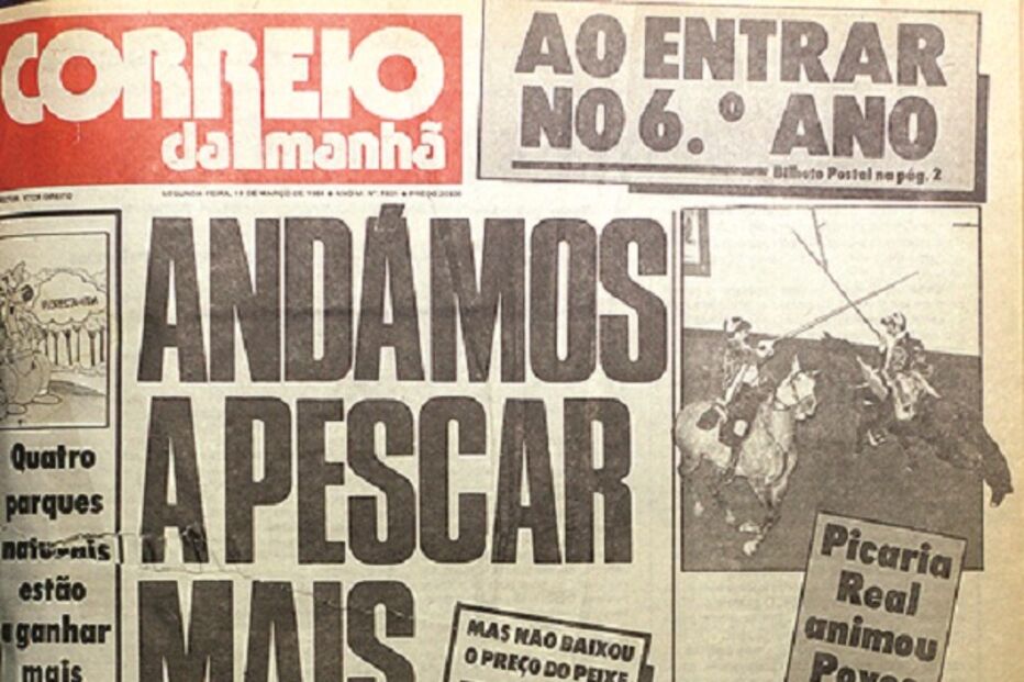 capa, correio da manhã, aniversário