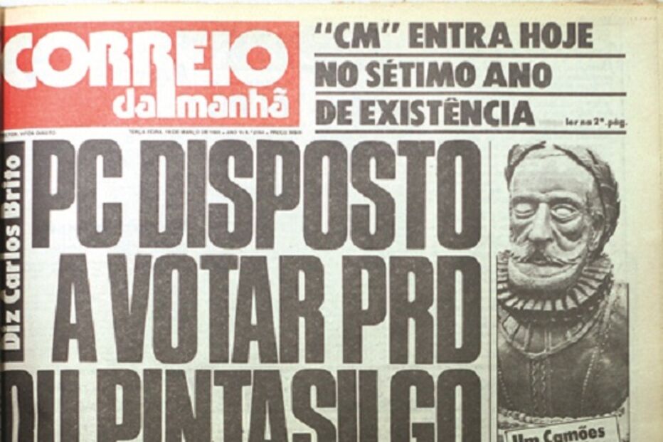 capa, correio da manhã, aniversário