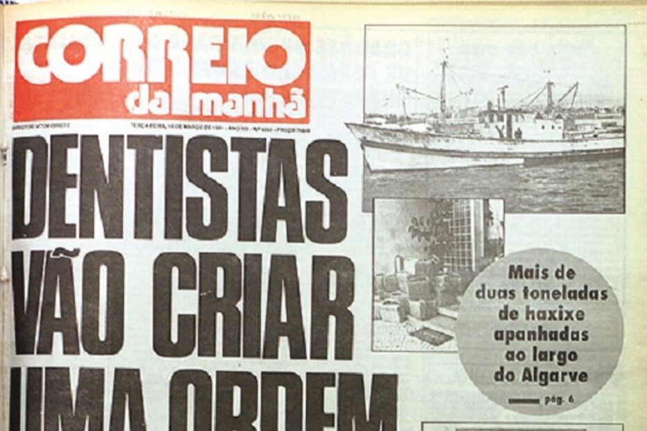 capa, correio da manhã, aniversário