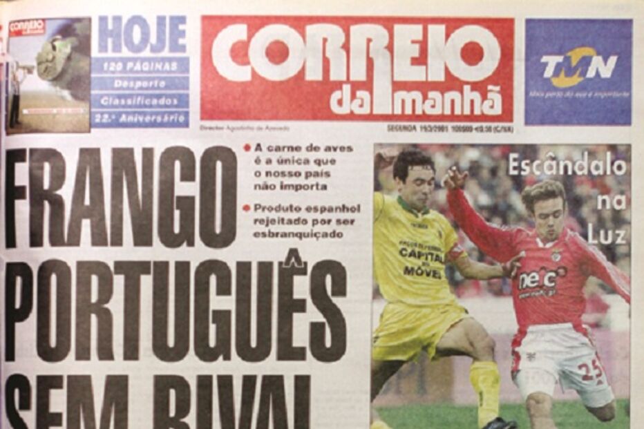 capa, correio da manhã, aniversário